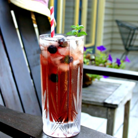 Blueberry Mint Iced Tea