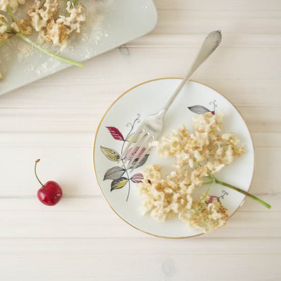 Sweet Elderflower Fritters