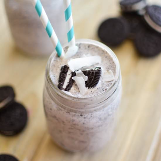 Coconut Cookies and Cream Milkshake