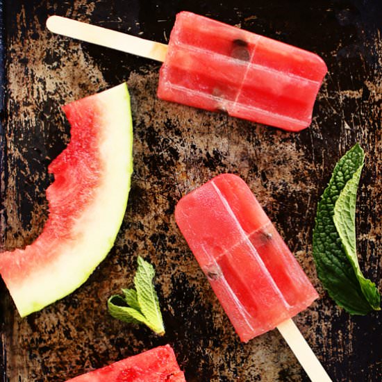 Watermelon Popsicles