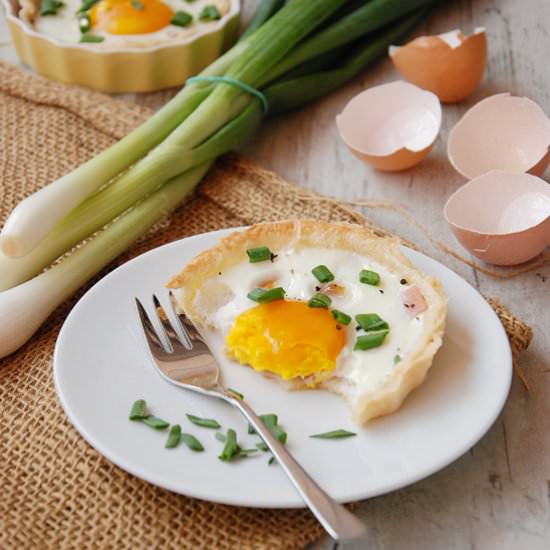 Eggs Baked in Puff Pastry