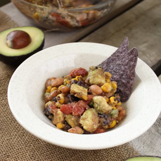 Healthy Avocado Bean Salad