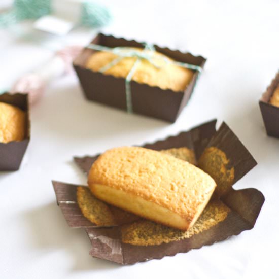 Mini Honey Castella Cakes