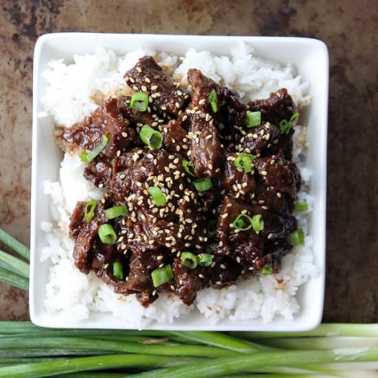 Sweet N Simple Mongolian Beef