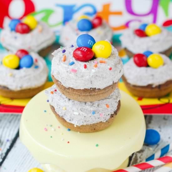 Birthday Cake Oreo Mini Donuts