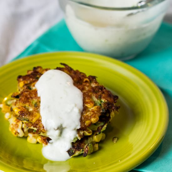Zucchini & Corn Fritters
