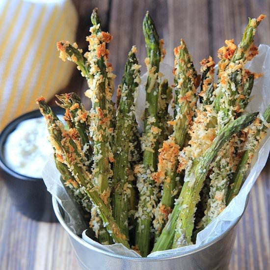 Asparagus Fries w Lemon Herb Aioli