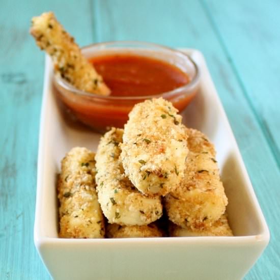 Baked Mozzarella Sticks