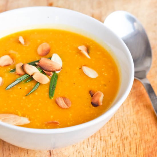 Vegan Creamy Pumpkin Soup GF