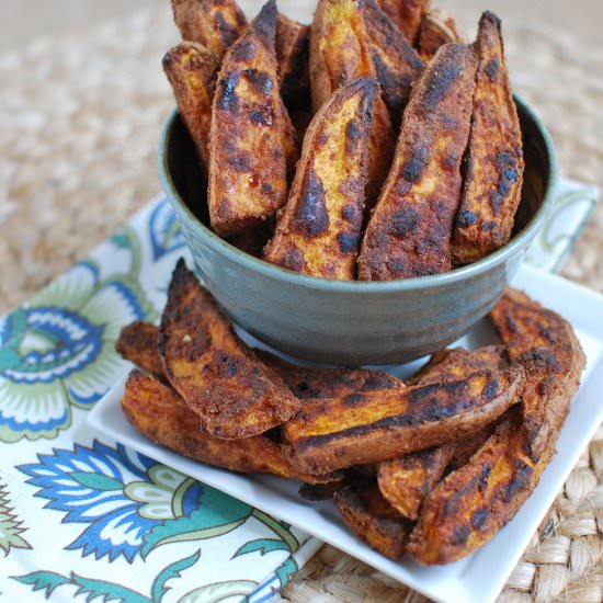 Sweet & Spicy Sweet Potato Wedges