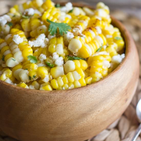 Chili Lime Sweet Corn Salad