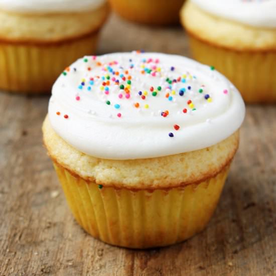 Six Lemon Cupcakes