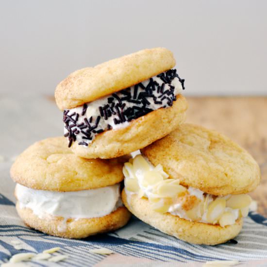 Snickerdoodle Ice Cream Sandwiches