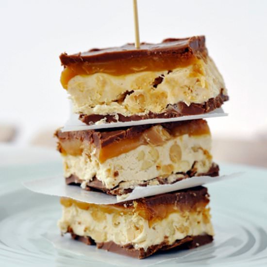 Homemade Snickers Bars