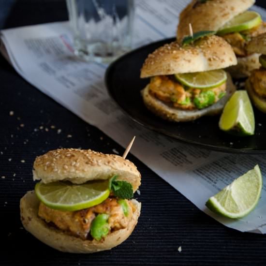 Mini Salmon Burgers