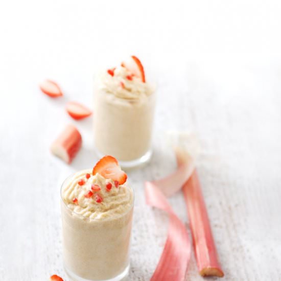 Rhubarb and Cardamom Mousse