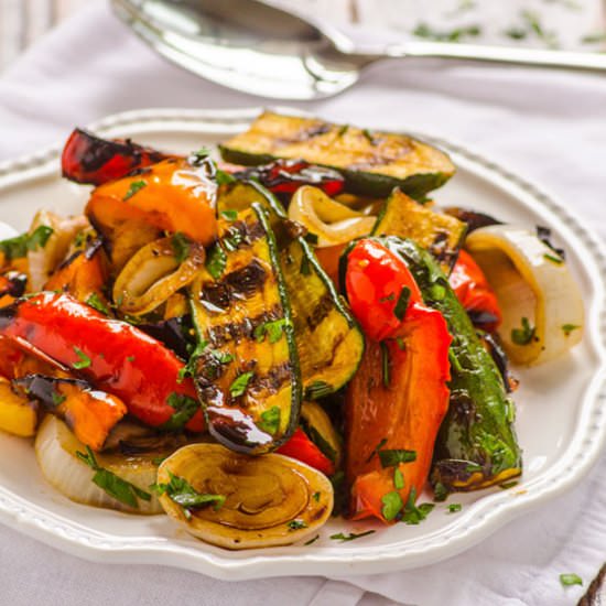 Grilled Balsamic Vegetables