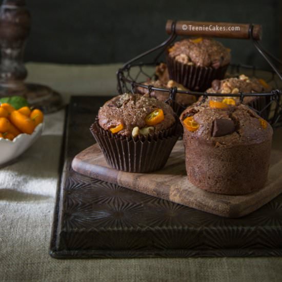 Double Chocolate Ricotta Muffins