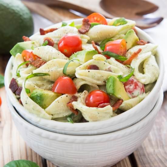Creamy Avocado Pasta Salad