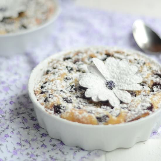 Blueberry clafoutis