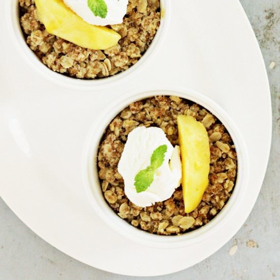 Mango & Pear Crumble