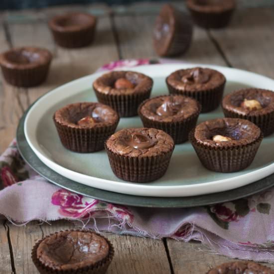 4-Ingredient Nutella Muffins