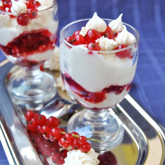Eton Mess with Raspberries