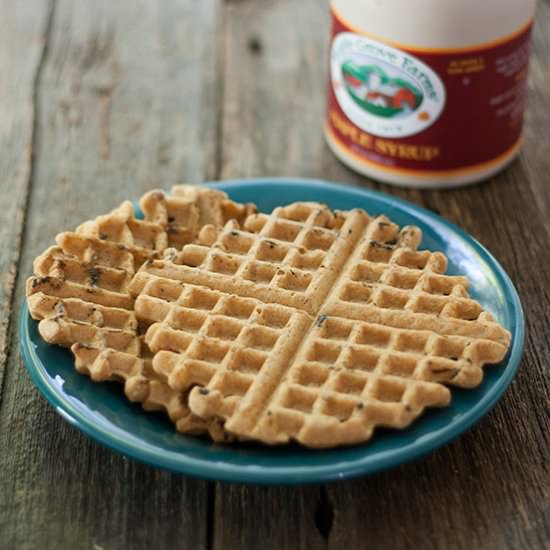 Vegan Whole Wheat Waffles