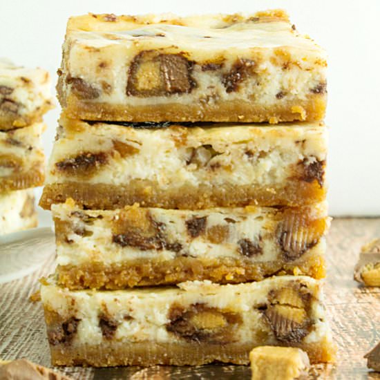 Reese’s Cheesecake Bars