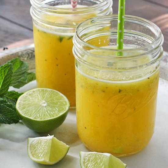 Party Pineapple Orange Mojitos