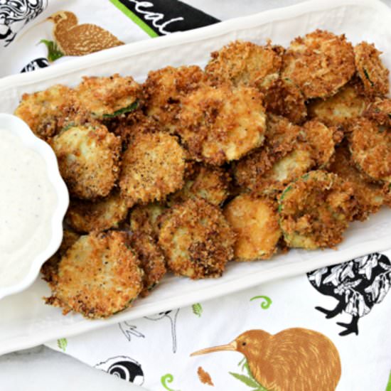Fried Zucchini Rounds
