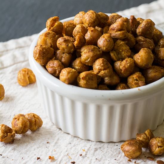 Savory Spiced Roasted Chickpeas