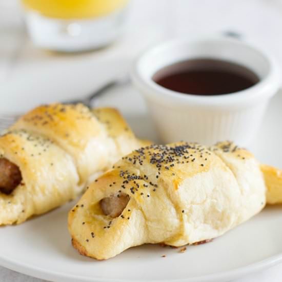 Breakfast Pigs in a Blanket