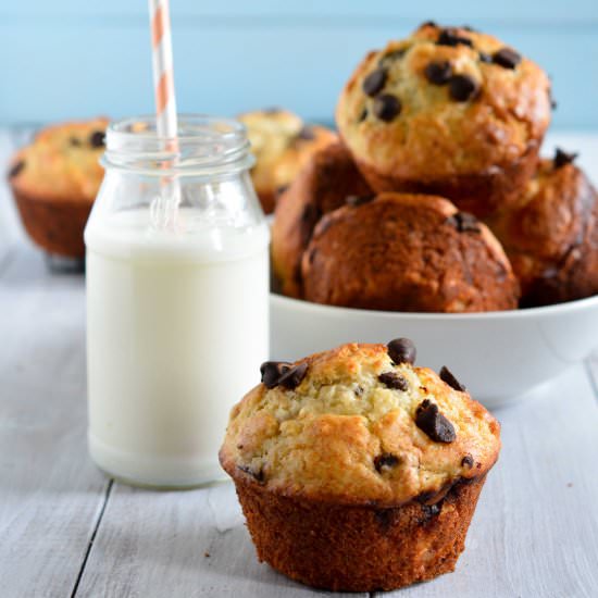 Banana Chocolate Muffins
