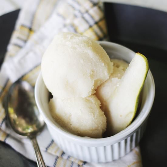 Pear Sorbet