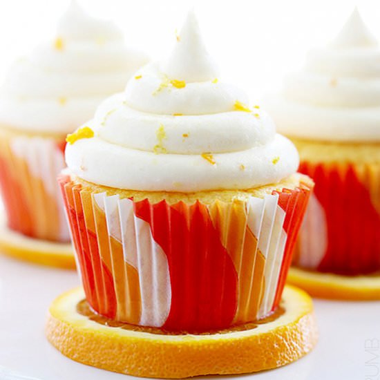 Orange Cream Cupcakes
