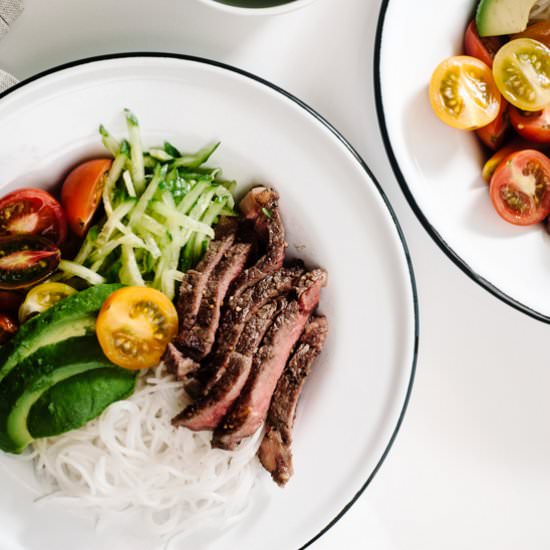 Modern Vietnamese Vermicelli Bowl