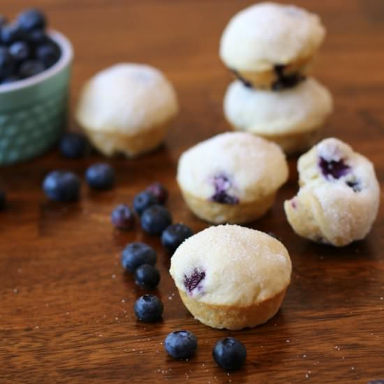 Light Mini Blueberry Muffins