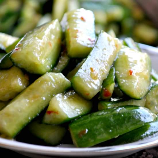 Spicy Asian Cucumber Salad