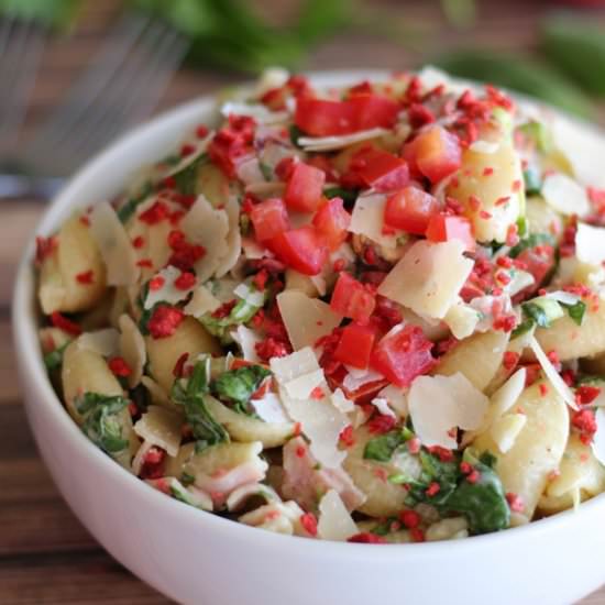 Turkey Bacon Ranch Pasta Salad