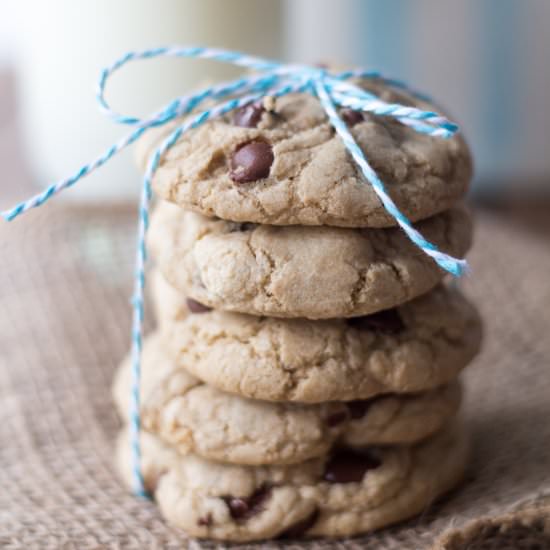 Milk Chocolate Chip Cookies