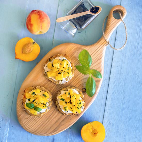 Peach Bruschetta