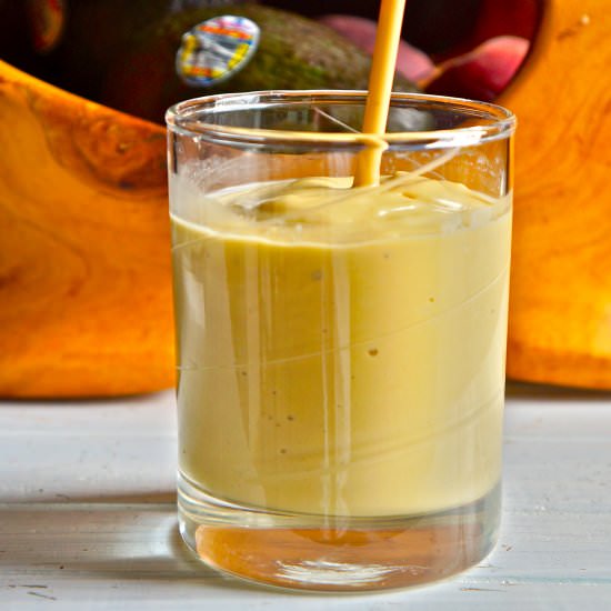 Avocado Caramel Milkshake
