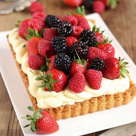 Tarte con Frutti Rossi