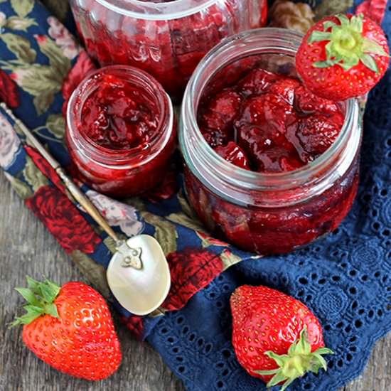 Strawberry Jam with Vanilla