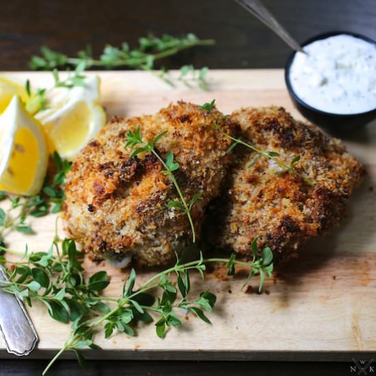 Baked Chicken with Mustard & Thyme