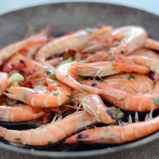 Gambas Piri-Piri