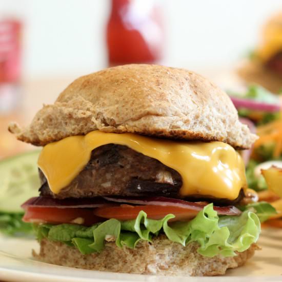 Healthy Homemade Burger