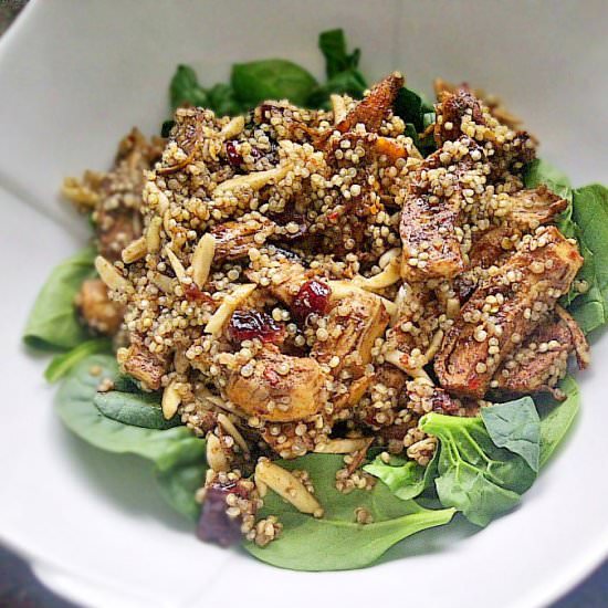 Cranberry Chicken Quinoa Salad