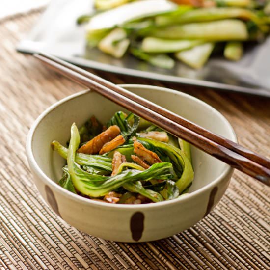 Bok Choy with Pecans